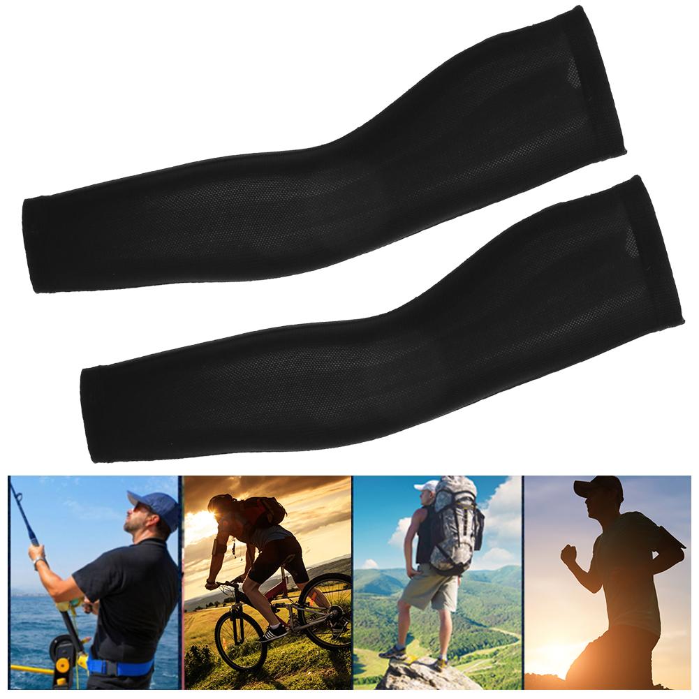 Elastische Sommer Radsport Ärmel Outdoor Armlinge Sportausrüstung für Männer Frauen VerwendungElastischer Armling XL