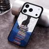 Anime Moon Cat Phone Case For iPhone 17 16 15 14 13 12 11 Pro Max Plus 17Air Soft Silicone Cover
