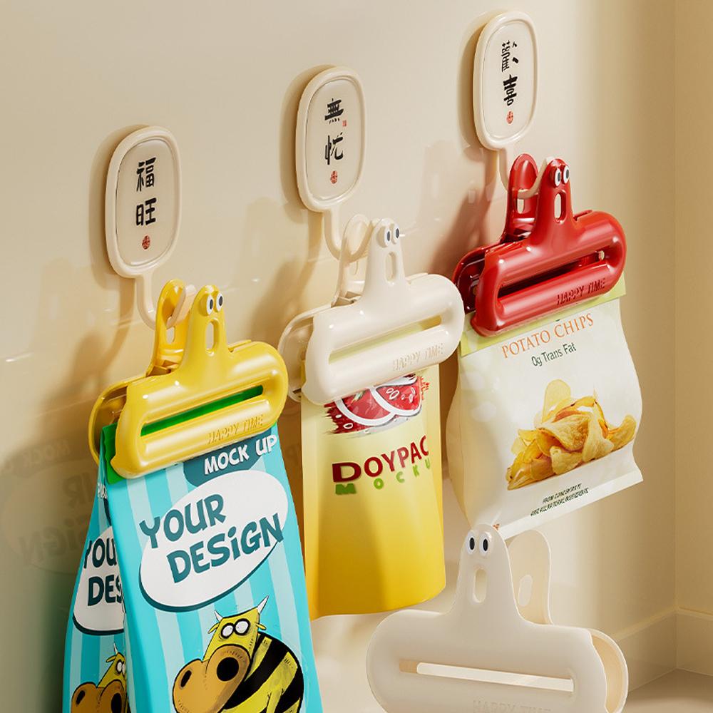 Creative Seal Sealing Clip Household Storage Food Snack Bag Sealer Clamp Kawaii Portable Kitchen Package Bag Accessories Tool