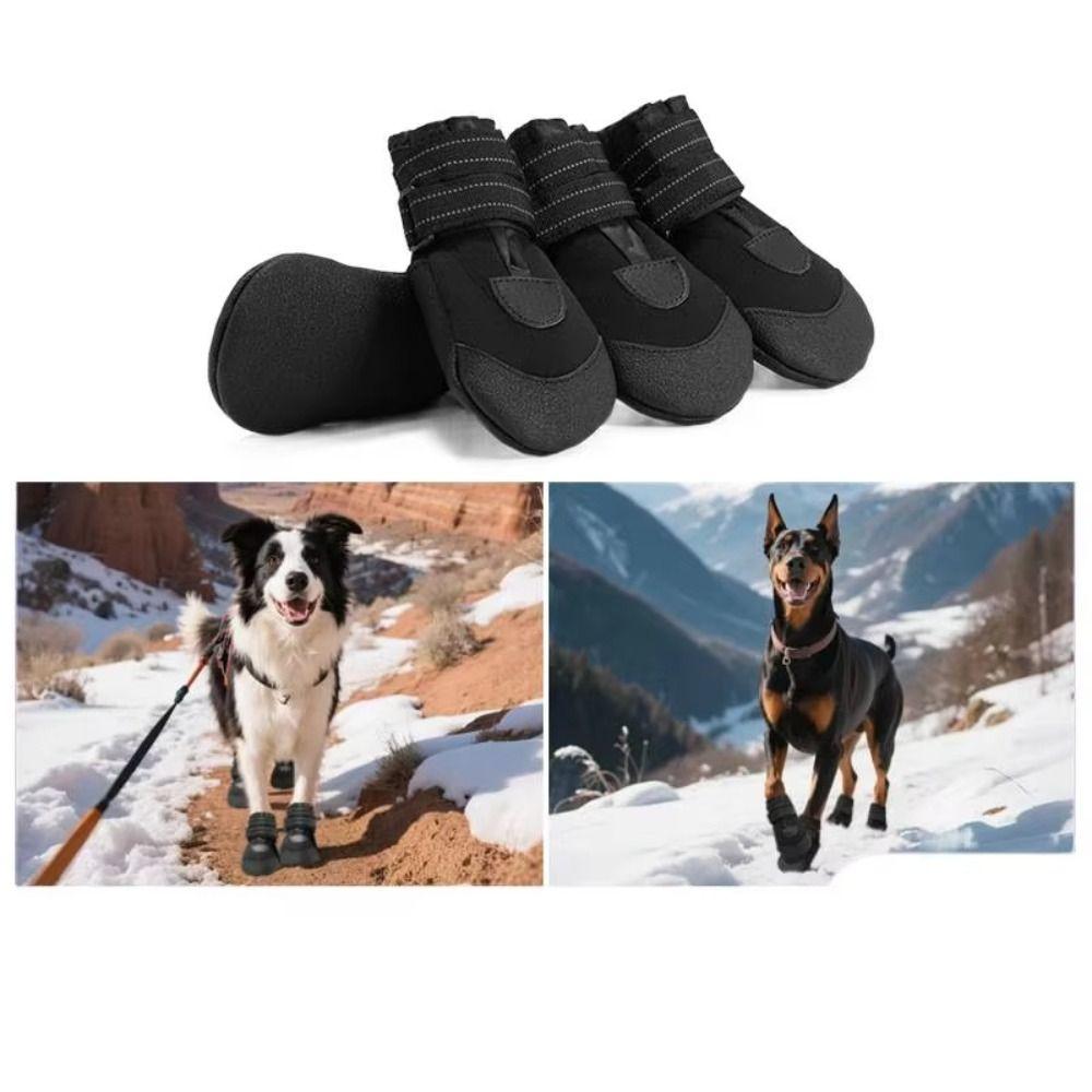 Comfortable Anti-Slip Dog Shoes Adjustable Dog Paw Protector Soft Sole Dog Socks Boots  Outdoor