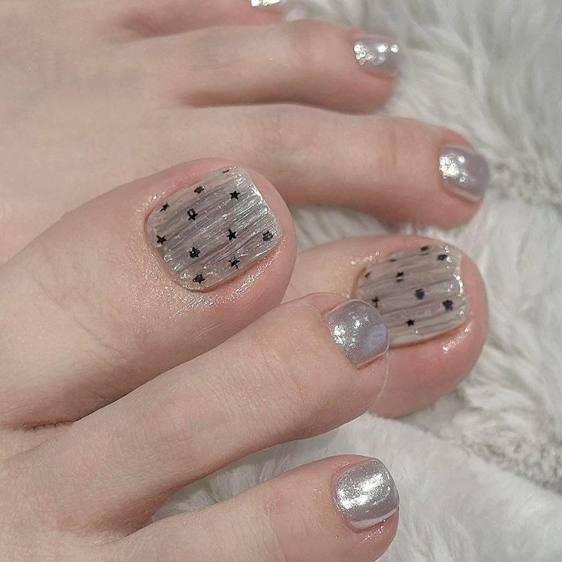 

24 шт. съемные французские накладные ногти носимые накладные ногти маникюрный инструмент прижимать на ногти