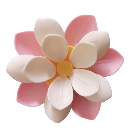10Pcs/Set Sealing Clamp Easily Open Close Magnetic Absorption Double-Layer Flower Shape Food Bag Sealing Clips
