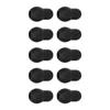 10pcs Stethoscope Ear Tips Universal Replacement 2.5mm Silicone Stethoscope Earplugs for 5mm Ear Hooks