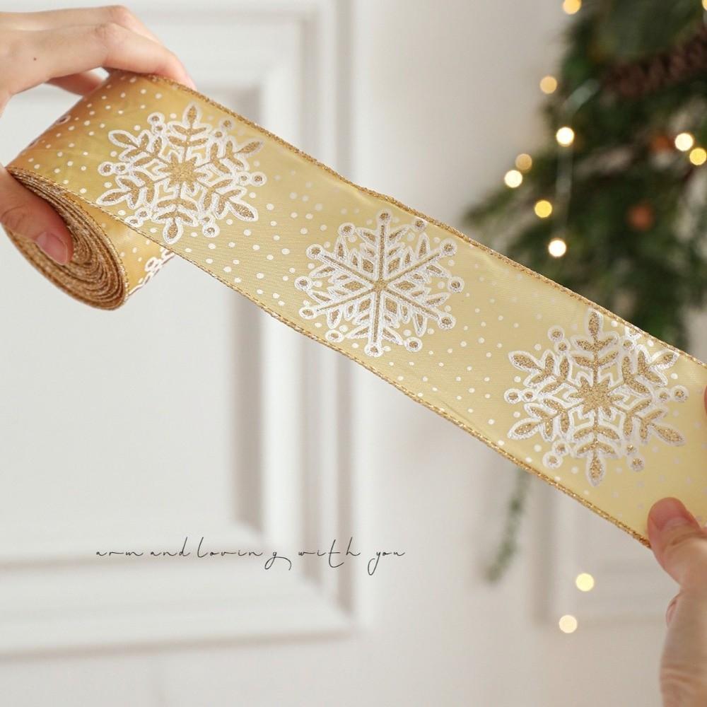 2M Sateng Julebånd Utsøkt Stoffbånd Ny Gaveeske Bånd Juletrepynt