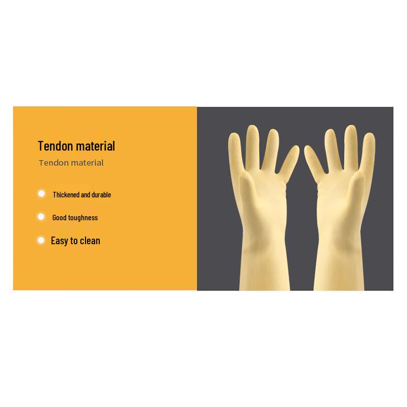 Dubaite Extra Långa Hushållsgummihandskar, 4 Par