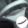 Carbon fiber Steering Wheel Upper Trim Sticker For Tesla Model 3 -24