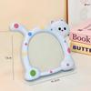 Dopamine Style Makeup Mirror Kawaii Cat Shaped Cosmetic Mirrors for Women Adjustable Wall-mounted Mirrors Wholesales 2025 New