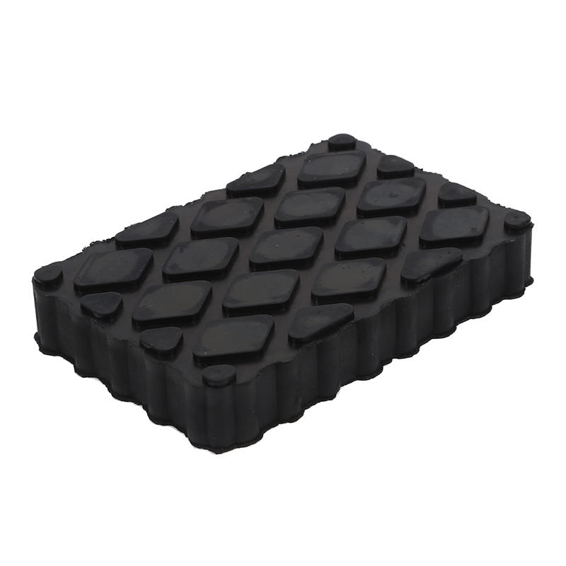 Black Rubber Car Jack Pads Support Blocks Trailer Leveling Campers Rv Stabilizer Floor Lift Equipment Parts Auto Accessories