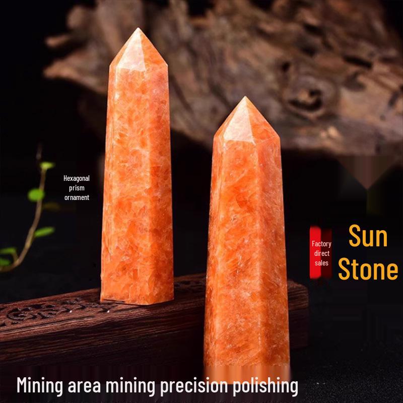 

Sunstone Crystal Prism Ornament for Home or Office Decor