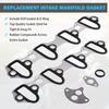Intake Manifold Gasket Set - Compatible With 4.8L 5.3L 6.0L Chevy Silverado, Suburban, Tahoe, GMC Sierra, Yukon, Savana, Cadillac Escalade - Replace