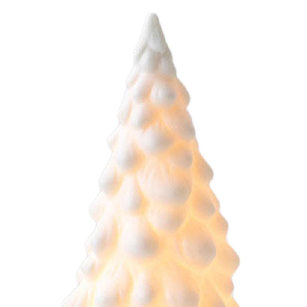 Lighted Christmas Tree Figurine Desktop Xmas Tree for Home Fireplace Party