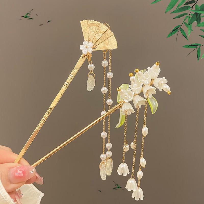 Ancient Style Hairpin Set - 6 Pieces