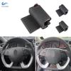 For Citroen DS5 DS 5 DS4S DS 4S 2013 2014 2015 2016 2017 2018 Car Inner Accessories Steering Wheel Microfiber Leather Cover Trim