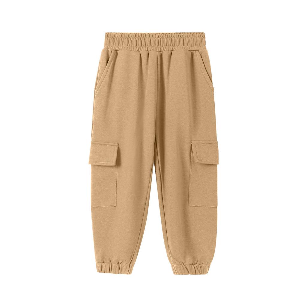 Children's Fashionable And Casual Leg Tied Multi Pocket Pants