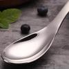2 Extra-Thick 304 Stainless Steel Spoons for Adults and Children, Household Small Soup Spoons, Porridge Spoons, Student Rice Spoons, Soup Spoons