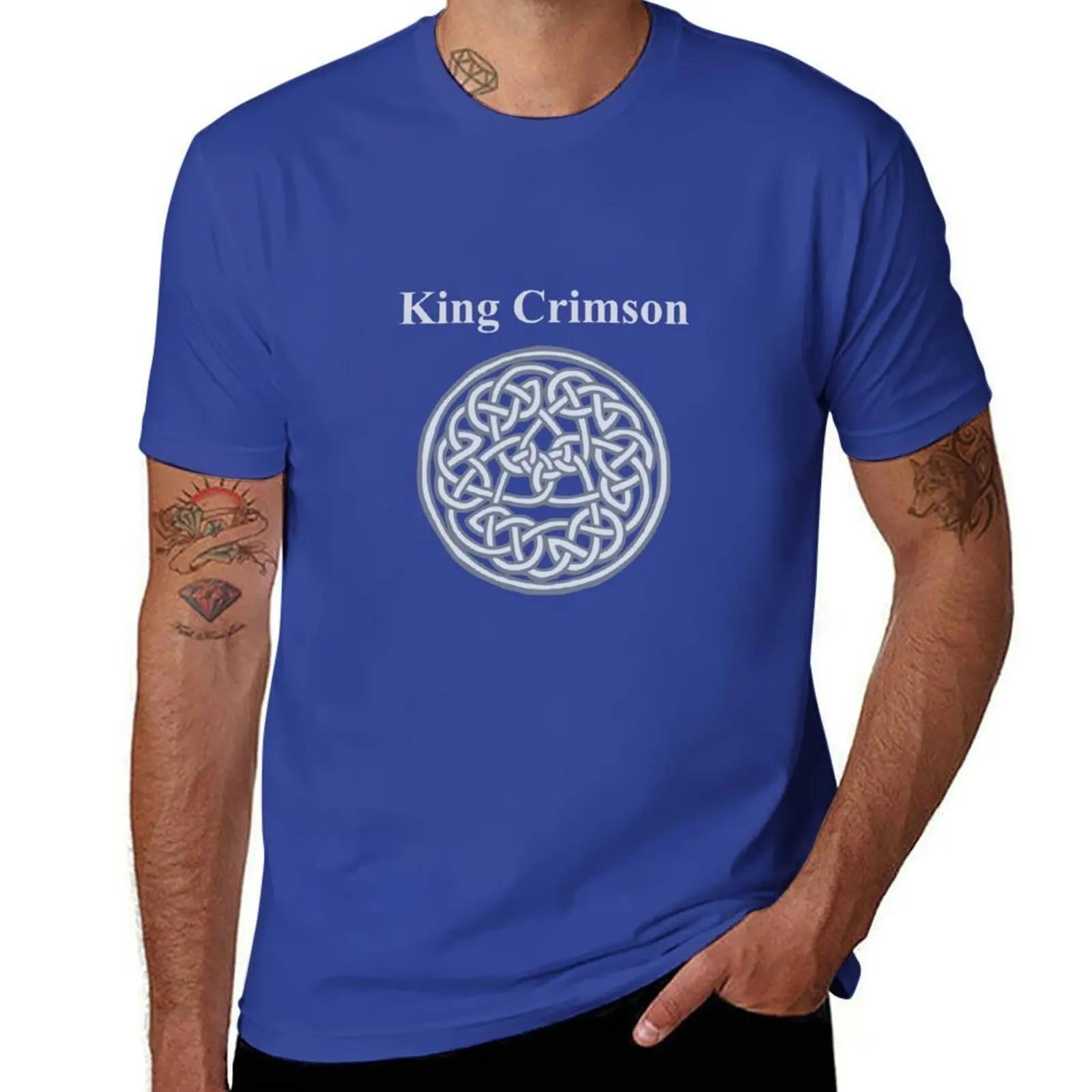 GUOYAN TOP 1982 King Crimson Vintage Discipline Album Promo T-shirt kawaii kleding oversized grafisch t-shirt Blouse goedkope spullen t-shirts mannen L