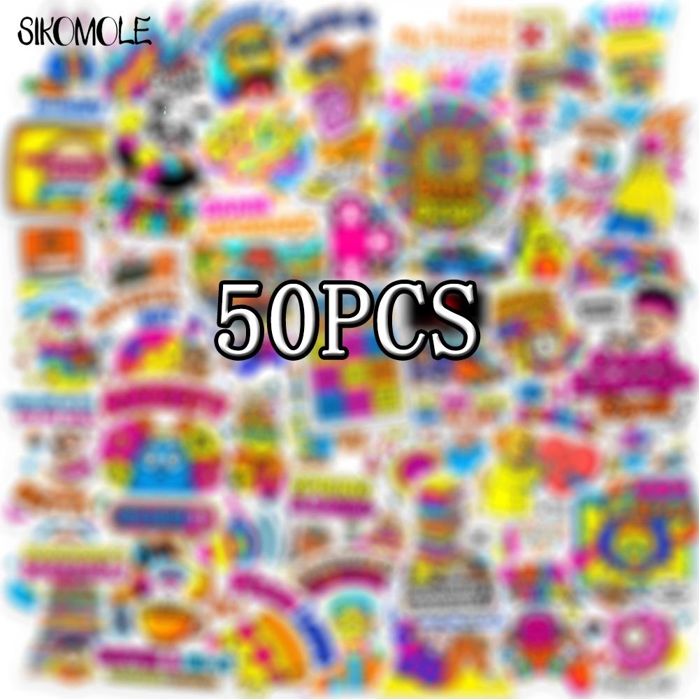 10 30 50Pcs Cartoon Funny Internet Roast Stickers Book Diy Skateboard Toys Guitar Luggage Suitcase Decoration Graffiti Sticker