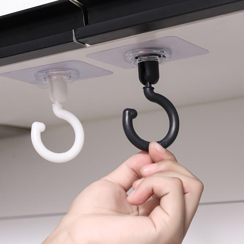 Ceiling Hook Seamless RoofNo Need for Drilling Ceiling Inverted HookHousehold Multi-functionalRotatablePowerful Ceiling Adhesive Hook