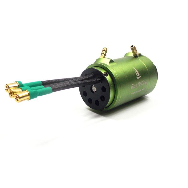 

Безщітковий двигун 2000KV Boatwing 3674 з кожухом водяного охолодження для гоночного човна Rc зелений