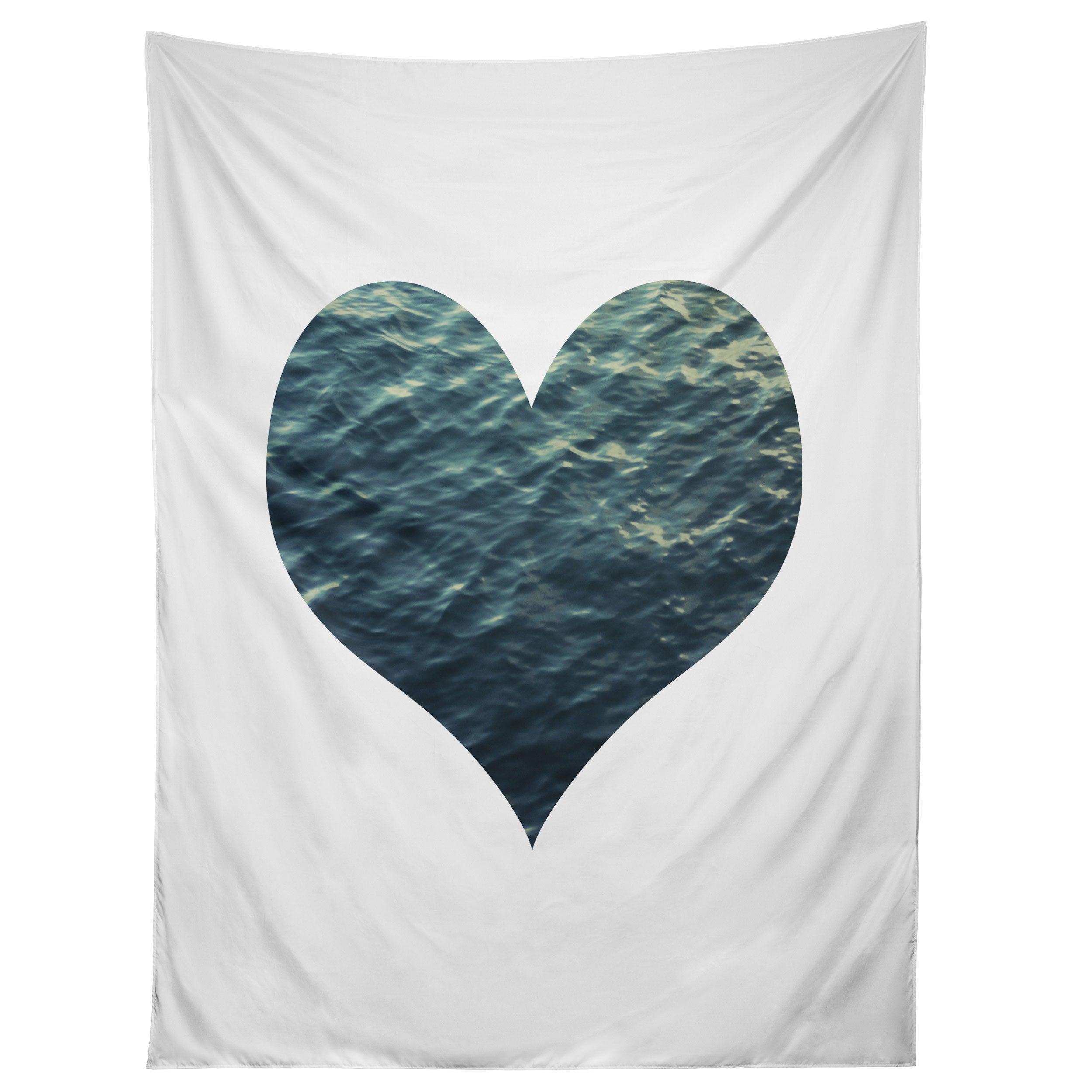 OCEAN HEART NO 2 tapestry 75x100