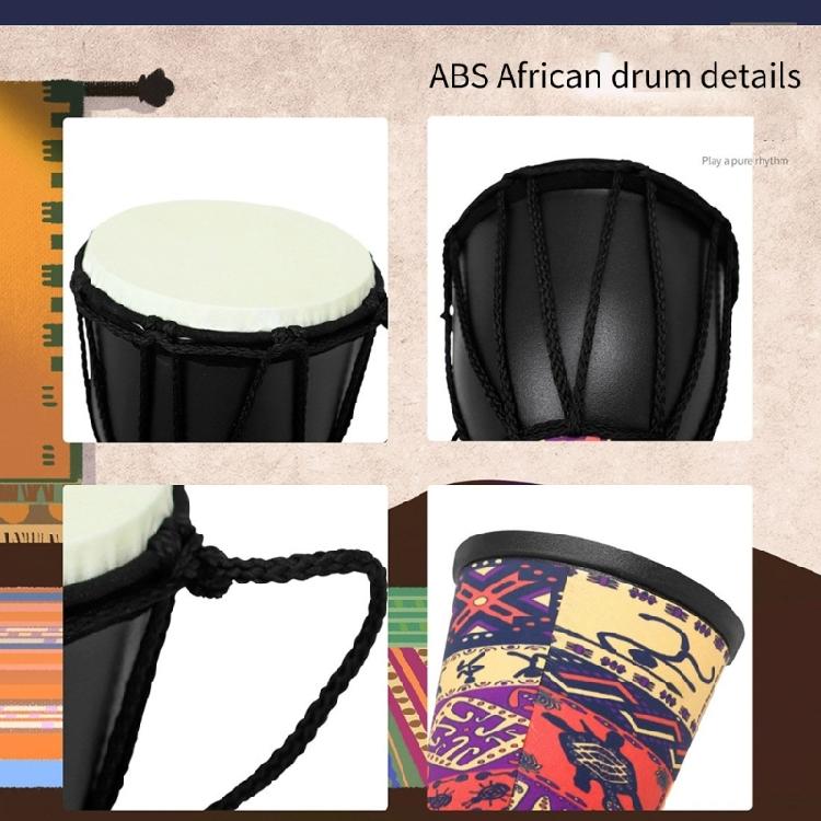 African Hand Drum Percussions Instrument Drum Rhythm Playing Toy Small Hand Drum