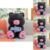 Demon Meow Meow Stuffed Animal Cat Plushie With Pp Cotton Filling For Gift