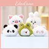 Cat Rabbit Panda Key Chain Cartoon Girl Backpack Decorative Pendant Doll Plush