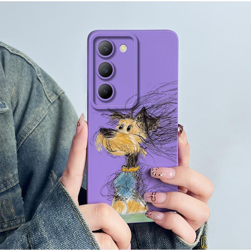 Für Vivo V30 Lite 4G / V40 SE 5G / V30 SE 5G Handyhülle Hülle Weiches Silikon Süß Bemalt Schön Bedruckt Schutz-Rückseite