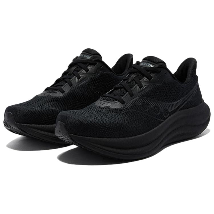 SAUCONY Triumph 23 Comfortable Versatile Running Shoes Men Sneakers Black S21024-501