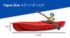 Bruder Kayak (with Figure) BR63155