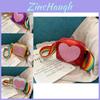 Chic Korean Style Kids Bag With Shiny Pu Leather And Colorful Rainbow Strap For Boys And Girls