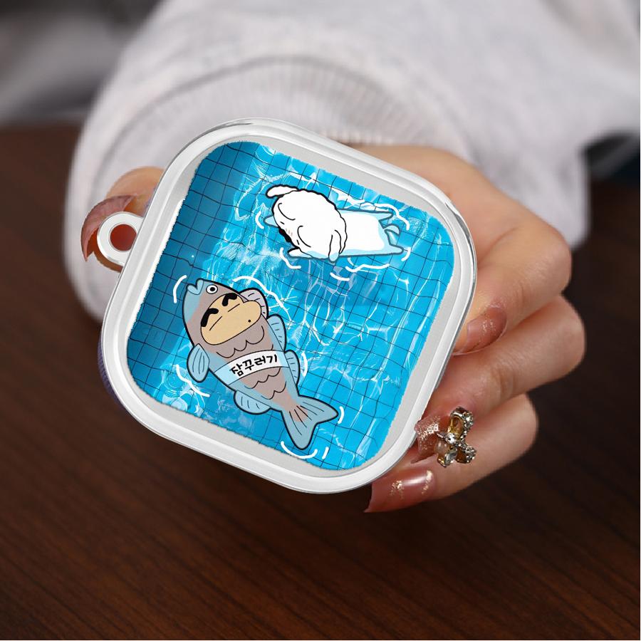 Crayon Cute Shinchan Case For Samsung Galaxy Buds 2Pro Live 4 Pro 3Pro 2 4Pro 3 FE Clear Earphone Cases Cover With Hook