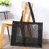 New Mesh Shoulder Bag Large Capacity Transparent Beach Bags Hollow Multifunctional Makeup Storage Bag Travel