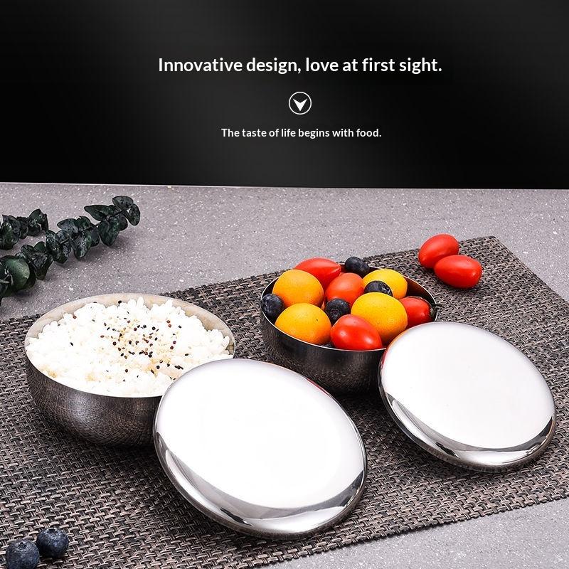 Stainless Steel Food Storage Containers With Airtight Lids And Rust Proof Feature Perfect For Kitchen Storing Spices Snacks