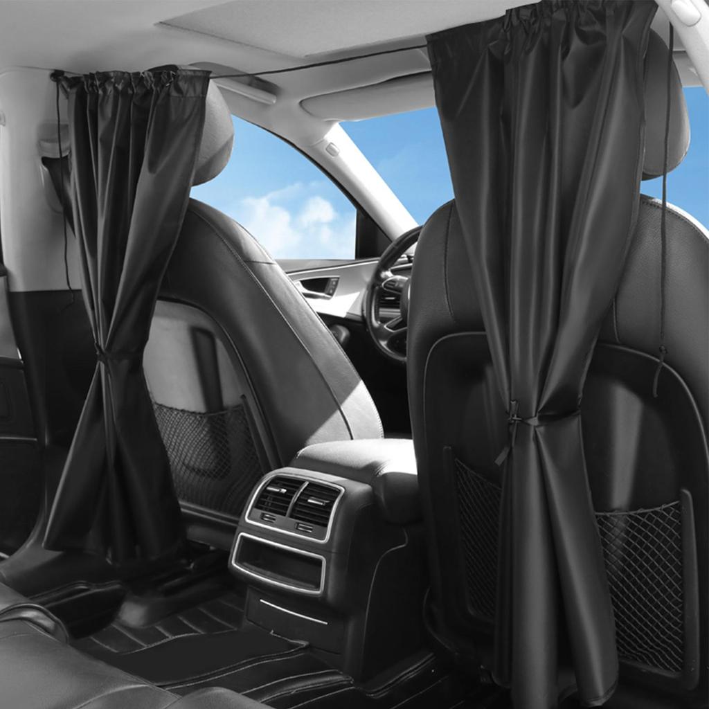 Car Privacy Curtains 3Pcs Universal Car Window Shades Light Blocking Sunshades Screen Covers for Travel Camping Nap Sleeping