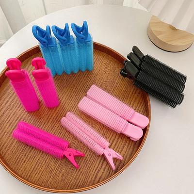 Natural Fluffy Hair Clips for Girl Hair Rollers Curlers Sleeping Overnight Reusable Hair Root Fluffy Clip Styling Accessries New