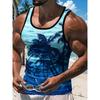3D Print Tank Tops Men's Fashion Streetwear Vest Oversized Sleeveless Tank Top Bodybuilding Fitness Gym Man Clothing