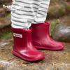 Children's Lightweight Non-slip Mid-calf Rain Boots for Toddlers - Boys & Girls Soft Sole Water Shoes