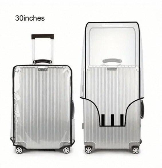 New Full Transparent Luggage Protector Cover Waterproof Dustproof Durable Suitcase Cover Protector Travel Accessories PVC Case