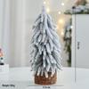 Mini Potted Christmas Tree with Snow - Perfect for Desktops, Hotels, Malls, and Window Displays