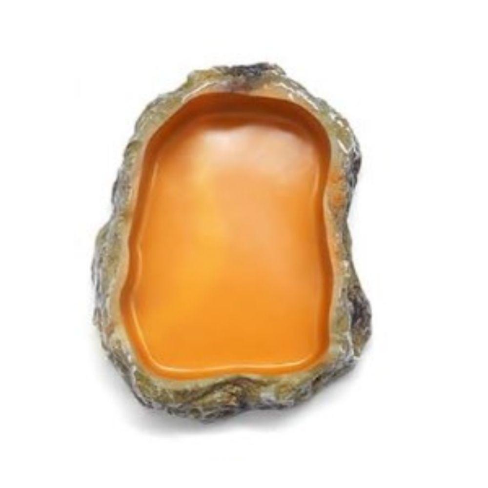 

Чаша из смолы, декор, тарелка для воды, каменная чаша для домашних животных, хамелеон