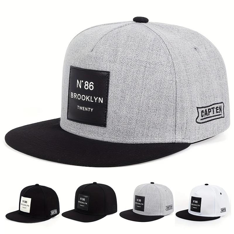 Women Brooklyn Label Hip-Hop Hats Spring Autumn Adjustable Casual Snapback Baseball Caps Outdoor Use Sunscreen Hat For Men And