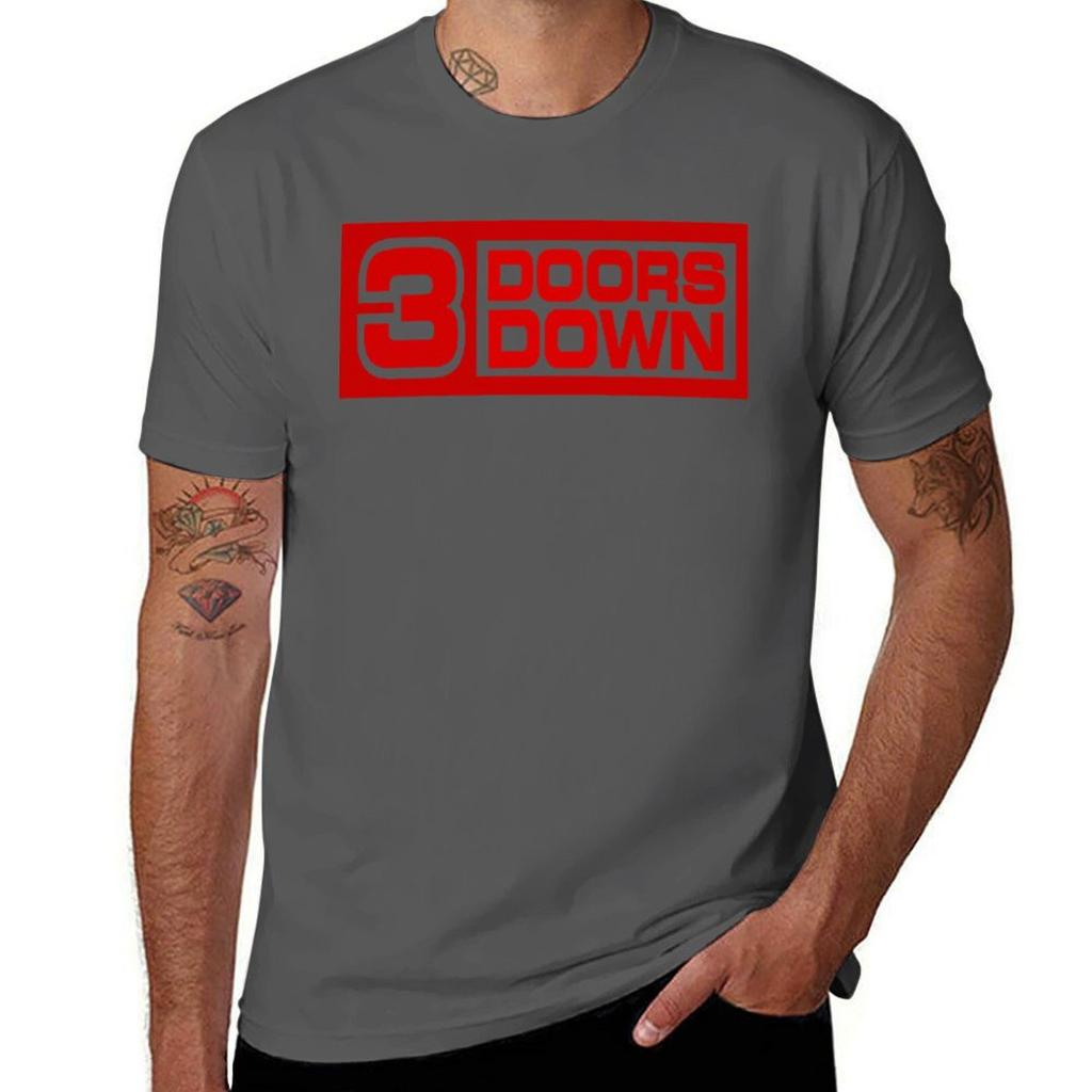 3 Doors Down Band T-Shirt Wasserabweisendes Freizeit-T-Shirt