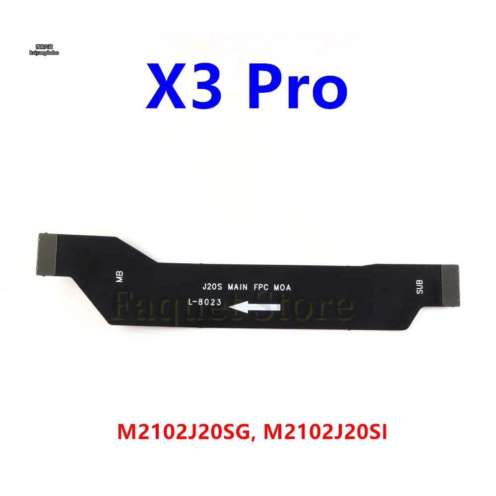 For Xiaomi Poco X3 NFC F3 F1 F2 X4 X5 F4 M4 Pro 4G 5G Main Motherboard Connector LCD Display Flex Cable Replacement Parts Ribbon