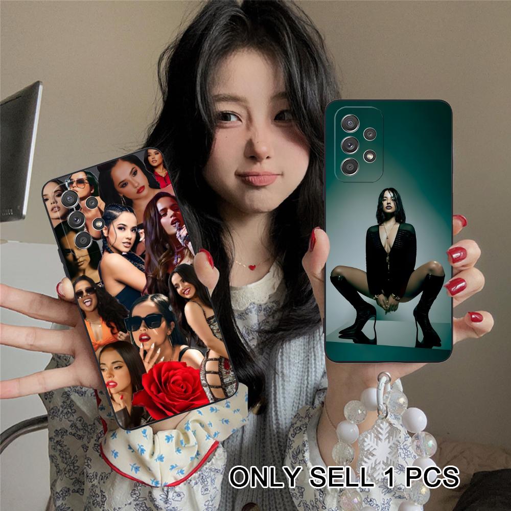 Fashion Becky G Matte TPU Mobile Phone Case for Samsung Galaxy A56 55 54 53 52 51 36 35 34 23 16 15 5G Colorful Cover