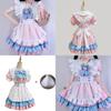 Charmantes und Elegantes Lolita-Kleid Maid-Uniform Outfit Mit Polster und Schürze