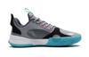 Li Ning All City 10 Youth Edition TNS Team No Sleep Abrasion Resistant Low top Children's Basketball Shoes Stone Gray ABPS009-2