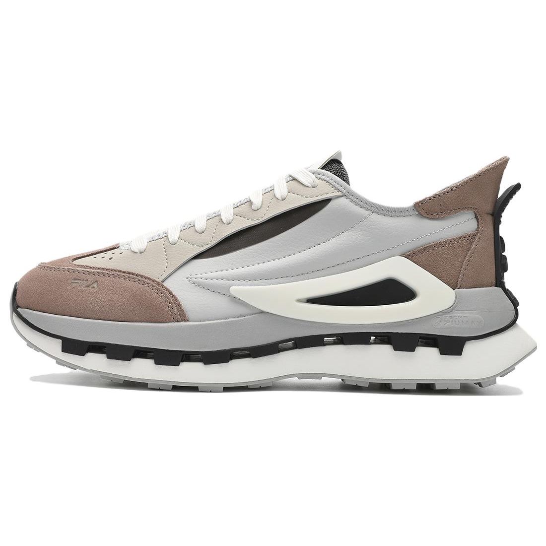 

Fila KM Fashion Sports Синтетическая кожа Амортизирующие Низкие Повседневные Кроссовки для Бега Мужские кроссовки Серо-Коричневые F12M341119FSV 42.5