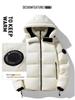 Men's Winter Thickened White Duck Down Jacket - Youth Warm Trendy Hooded Puffer Outerwear