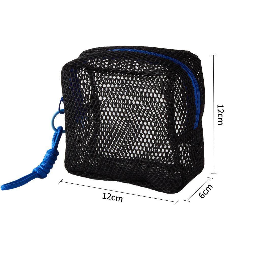 Kosmetiktasche aus Mesh mit großer Kapazität Dopamin-Farbe Geldbörse Robuste Aufbewahrungstasche